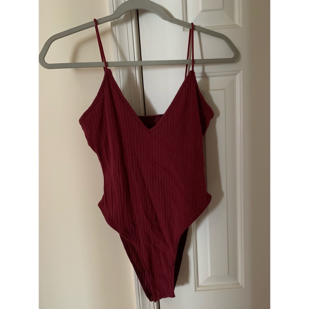 Burgundy Bodysuit